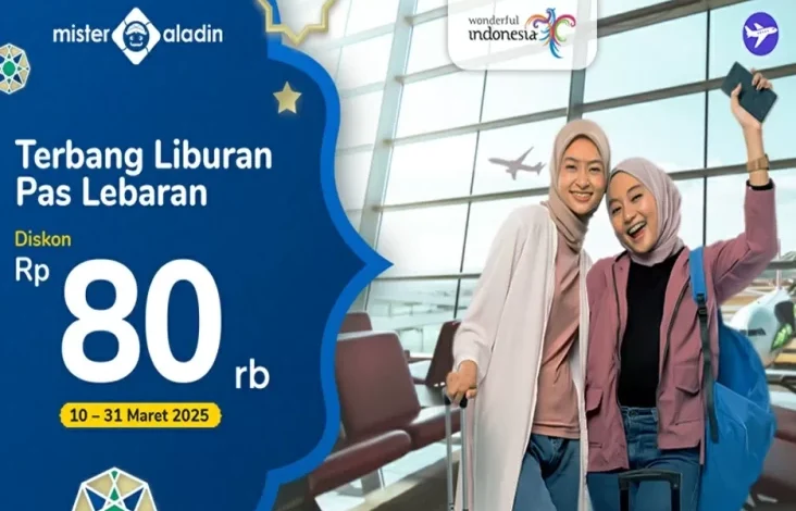 Libur Lebaran Makin Nyaman dan juga Hemat: Diskon Rp80.000 untuk Tiket Pesawat