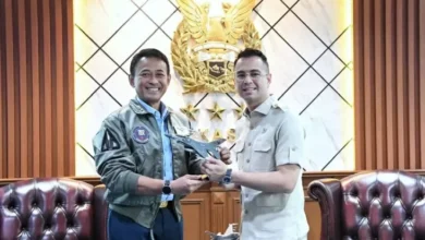Mabes TNI AU Terima Kunjungan Raffi Ahmad, Perkuat Sinergi Pertahanan-Industri Kreatif