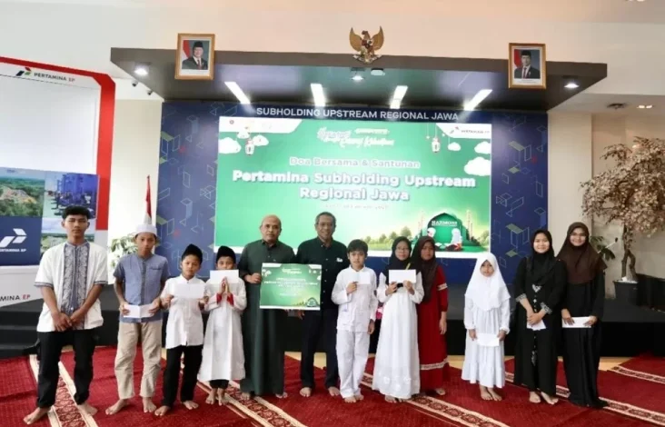 Sambut Ramadan, Pertamina Upstream Daerah Jawa Santuni Anak Yatim