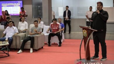 Skuad regu bulu tangkis Negara Indonesia pada Piala Sudirman 2025