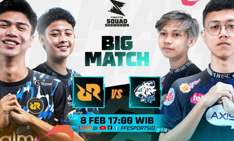 Laga sengit Evos Divine bertemu RRQ Kazu warnai mid season FFSS 2025