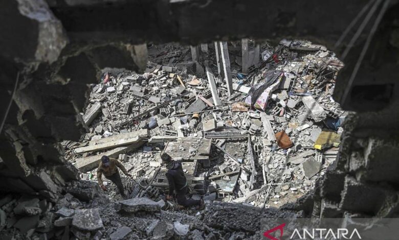 negara negara Israel hancurkan kompleks unit darurat RS Baptis Al-Ahli Wilayah Kawasan Gaza
