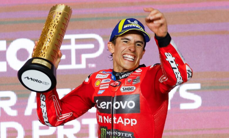Marc Marquez berjaya ke di GP Qatar