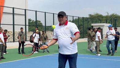 Kepala Wilayah Bogor resmikan Lapangan Tenis Kapten Muslihat ke Pakansari