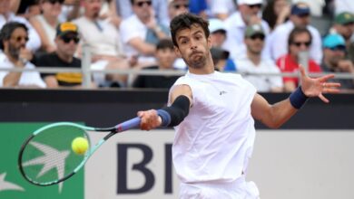 Kalahkan Medvedev, Mussetti tantang Zverev pada perempat final Roma