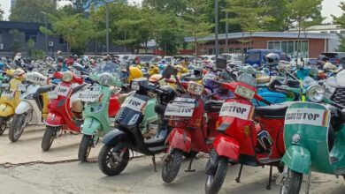Budaya saling klakson pengguna vespa yang mana mulai terkikis zaman